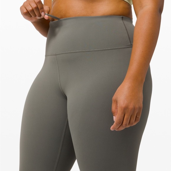 NWOT Lululemon Wunder Under Olive Green Grey Sage Leggings - Picture 5 of 10